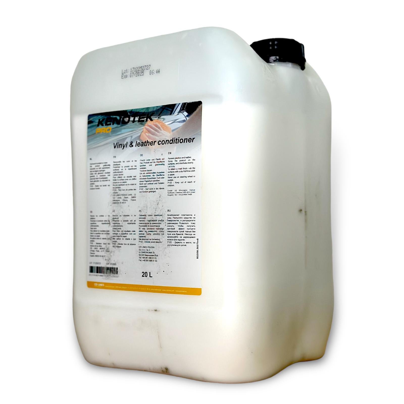 Засіб для догляду за шкірою та пластиком Kenotek Vinyl&Leather Conditioner 20 л (15151744)