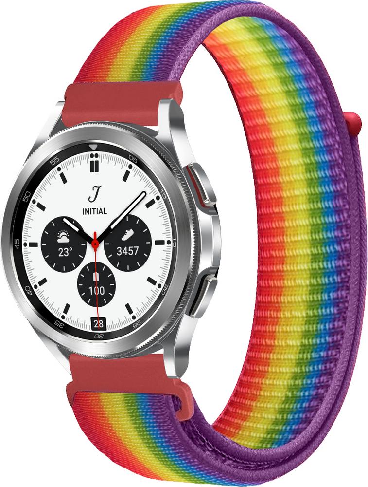 Ремешок нейлоновый Sport Loop для Galaxy Watch 4 44 мм Rainbow (24451-6B)