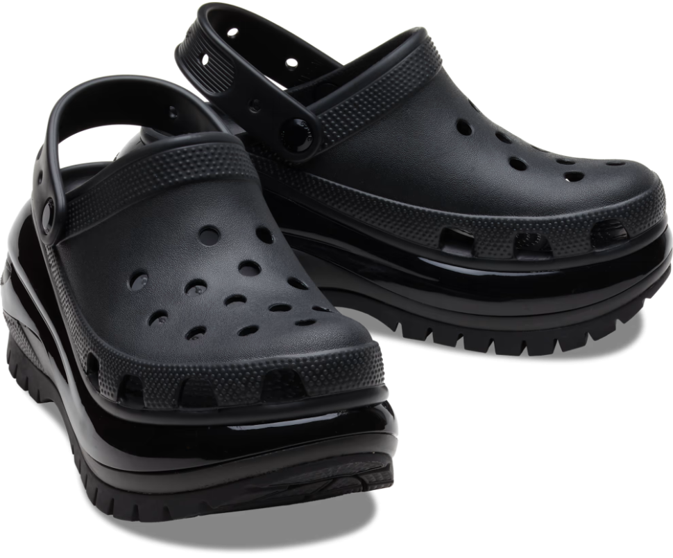 Сабо жіночі Crocs Mega Crush Clog р. 36-37 Чорний (10922)
