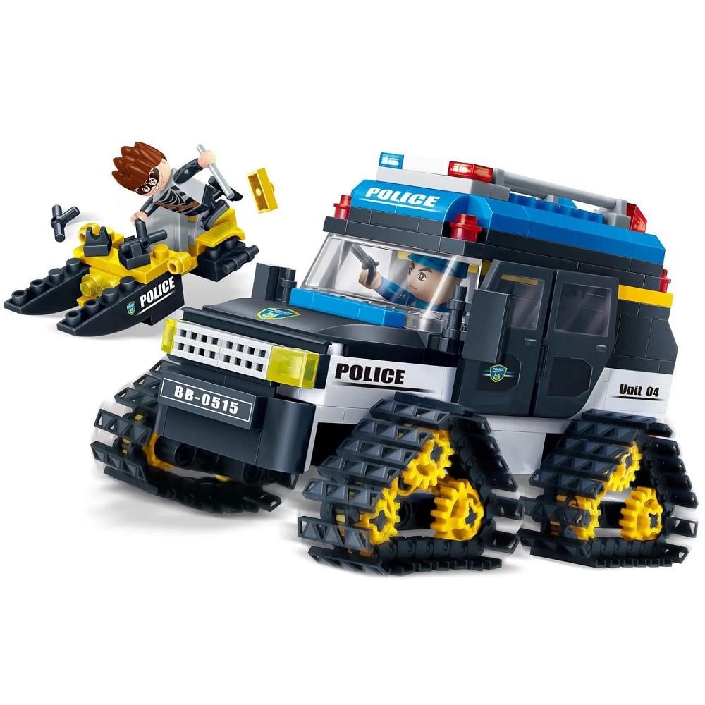 Конструктор пластиковый BanBao Полицейский снегоход 315 дет. (28443688)