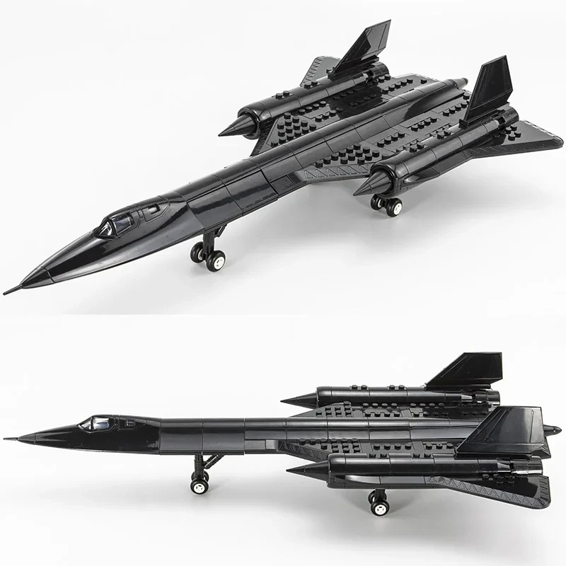 Конструктор Військовий літак-розвідник US Air Force SR-71 Blackbird (30220268) - фото 4 Конструктор Військовий літак-розвідник US Air Force SR-71 Blackbird (30220268) - фото 4