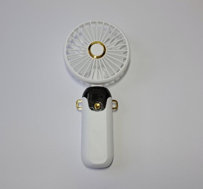 Вентилятор ручний на акумуляторі з ручкою міні вітродуйка 500 mAh 2 Вт/70 мм Білий (JX-995) - фото 5 Вентилятор ручний на акумуляторі з ручкою міні вітродуйка 500 mAh 2 Вт/70 мм Білий (JX-995) - фото 5