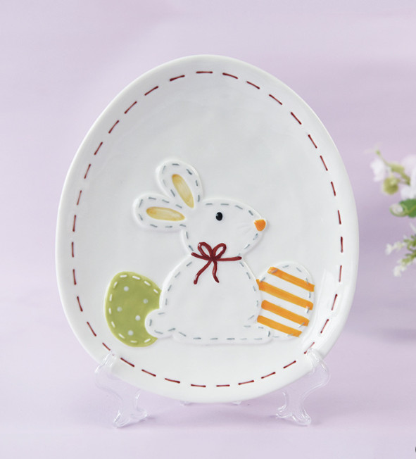 Блюдо овальне Кролик 6805 2,1х18,4х21,1 см (4357974) - фото 2 Блюдо овальне Кролик 6805 2,1х18,4х21,1 см (4357974) - фото 2