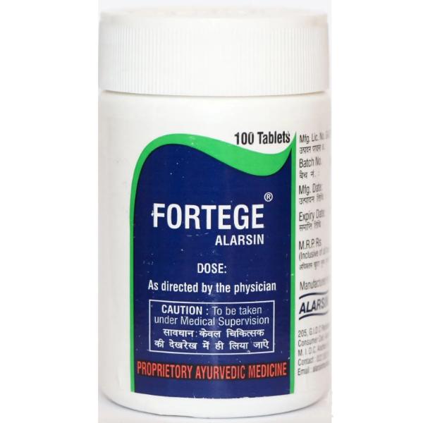 Смесь экстрактов Alarsin Fortege 100 таблеток (000021052)