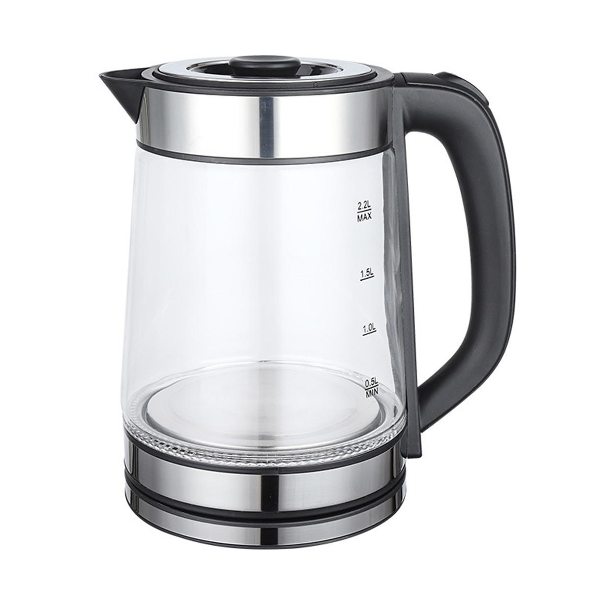 Чайник електричний Sokany SKSH1070CST скляний з підсвічуванням 2,2 л (2797) - фото 5