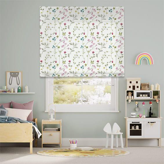 Римская штора система Classic InHt Принт 10-6 Цветы 110х170 см Разноцветный (10753)