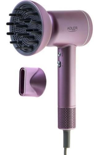 Фен Adler AD-2270P 1600W 3 швидкості/3 режими Рожевий (2881188031)