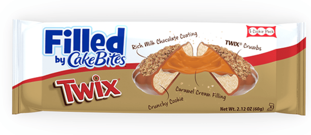 Печенье Filled by CakeBites Twix Cookies 60 г (2699968547)