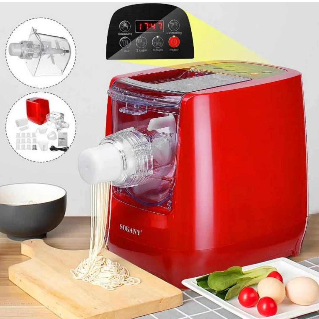 Локшинорізка електрична Sokany 13в1 260 Вт Червоний (SK-1776) - фото 5 Локшинорізка електрична Sokany 13в1 260 Вт Червоний (SK-1776) - фото 5