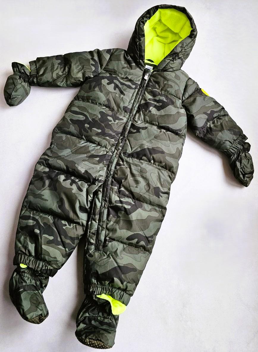 Комбинезон для мальчиков GAP зимний на флисе 74-80 см 12-18 мес. (615176)