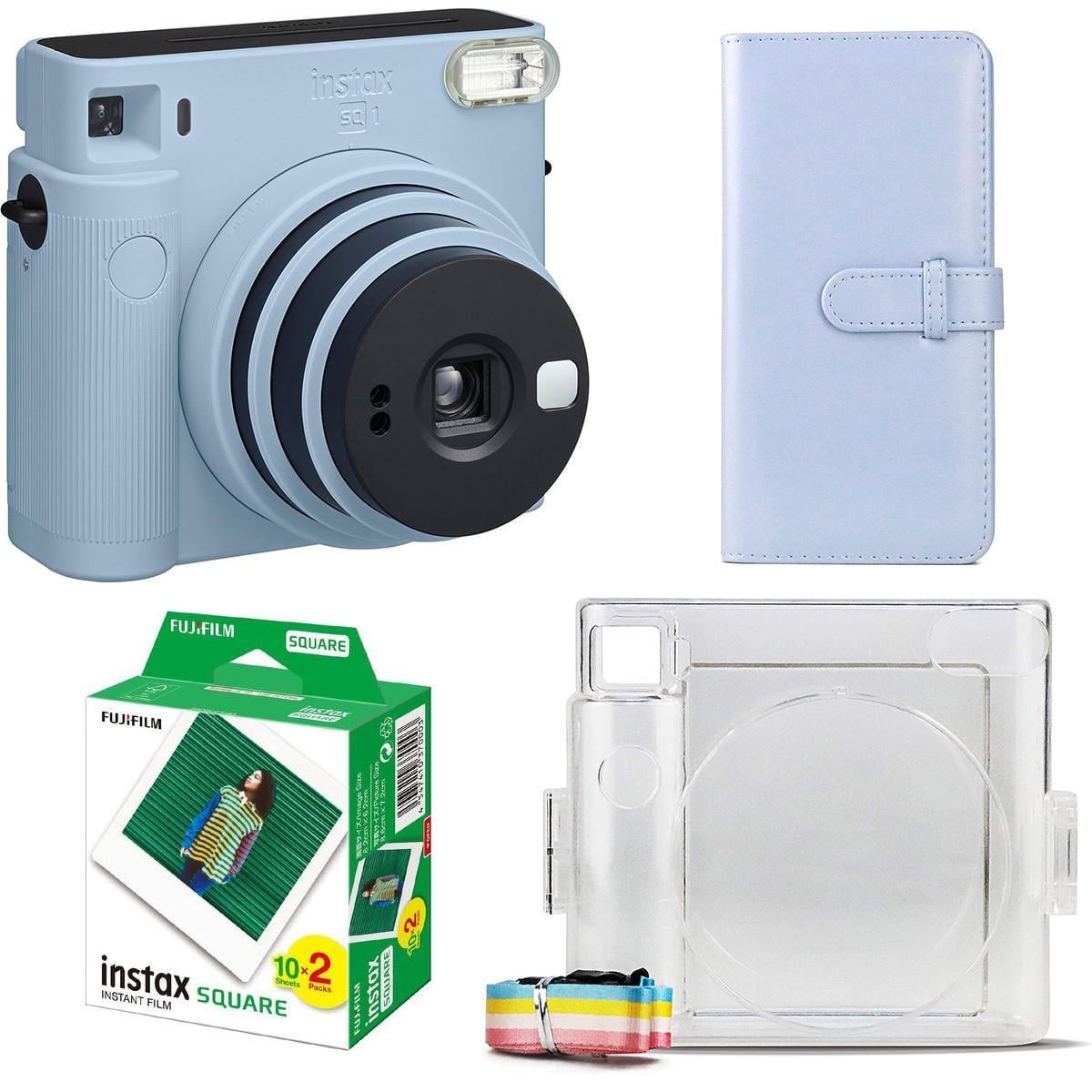 Подарунковий набір фотоапарат Fujifilm Instax Square SQ1 фотопапір 20 шт./чохол/фотоальбом на 80 фото Блакитний (2516978292) Подарунковий набір фотоапарат Fujifilm Instax Square SQ1 фотопапір 20 шт./чохол/фотоальбом на 80 фото Блакитний (2516978292)