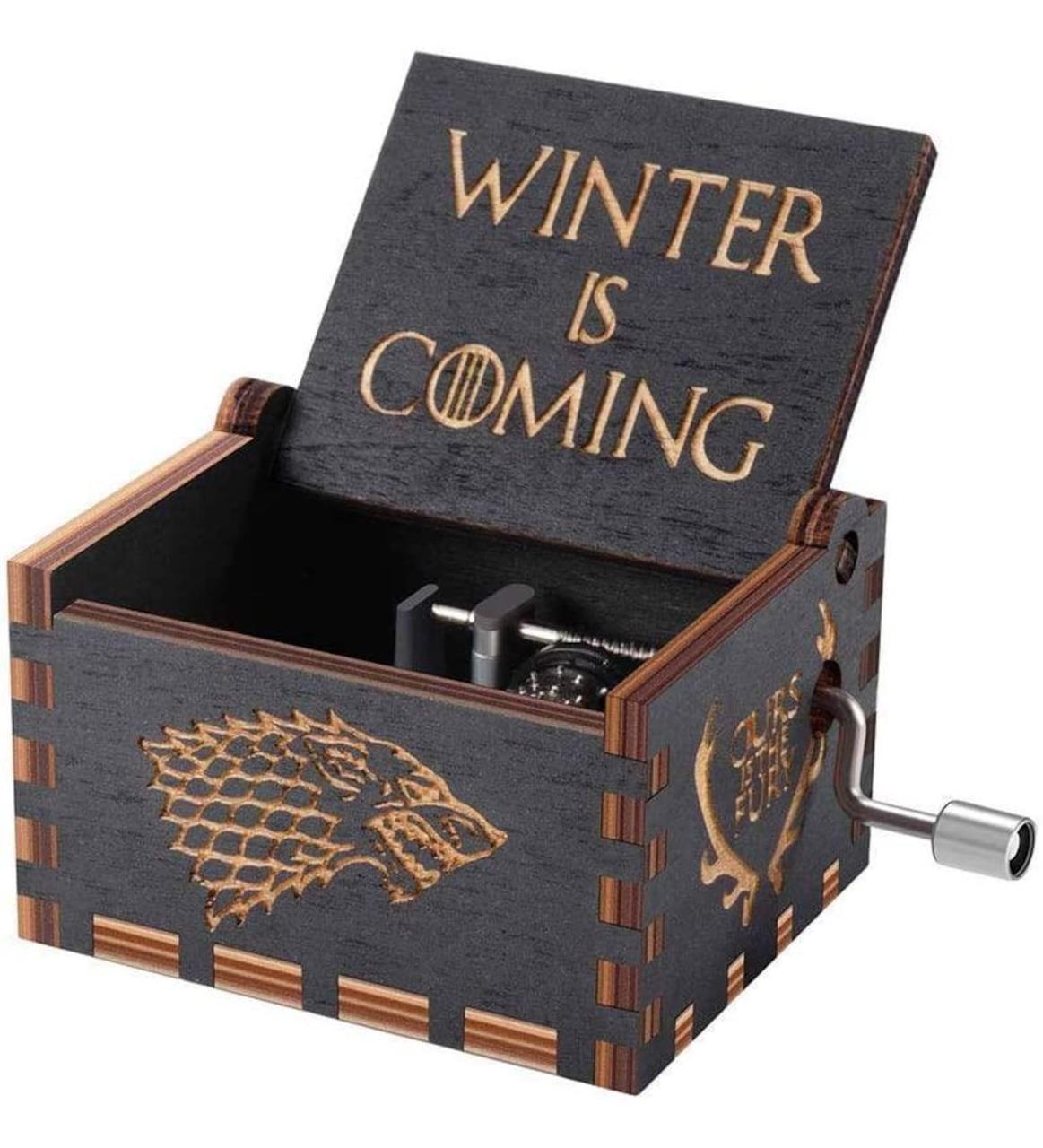 Скринька музична Wood Toys Game Of Thrones Чорний (1830332811)