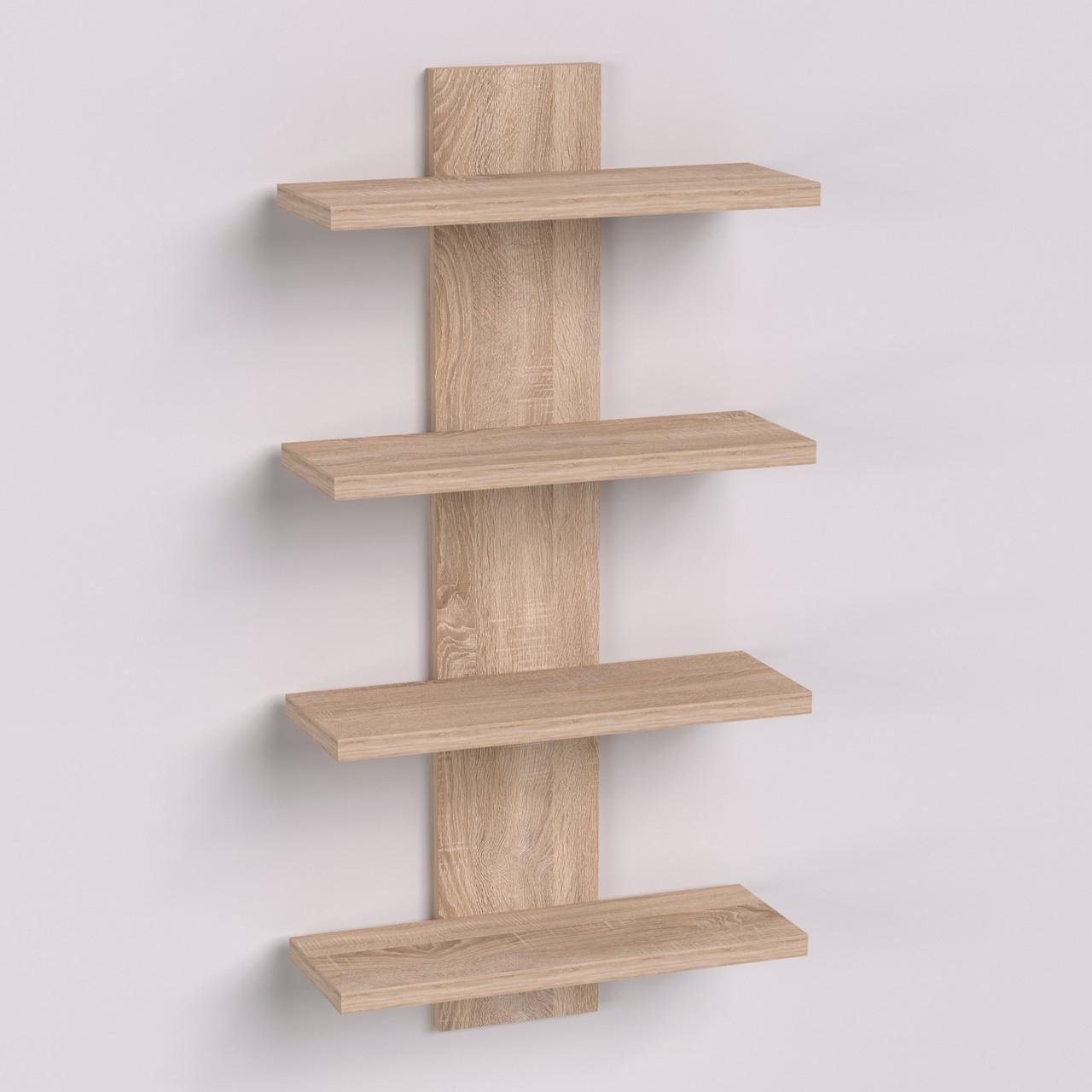 Полка навесная Kontinent PN-5 35х14х70 см Дуб сонома (59154869) - фото 2 Полка навесная Kontinent PN-5 35х14х70 см Дуб сонома (59154869) - фото 2