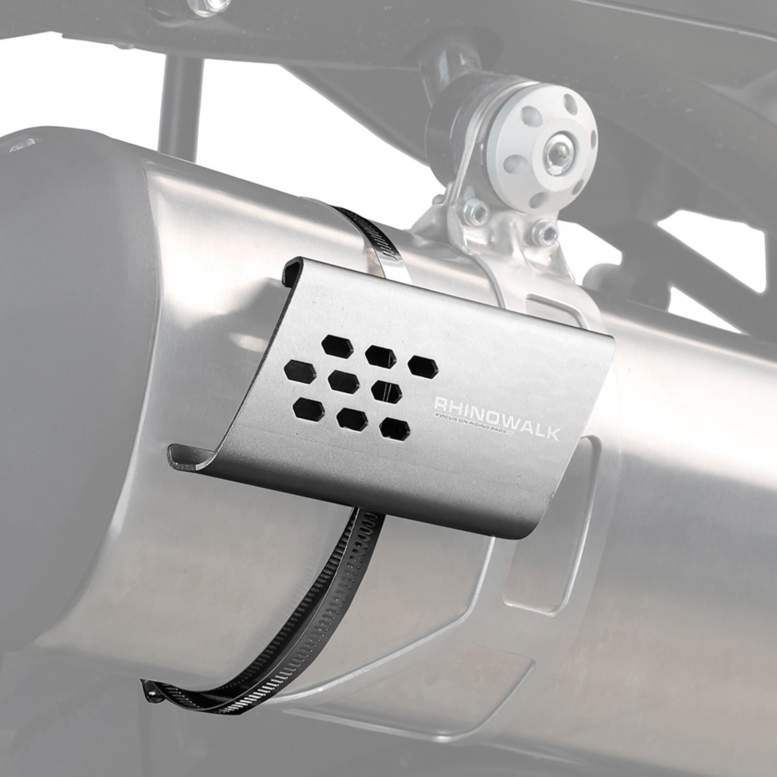 Защита выхлопной трубы Rhinowalk MTR004 тепловой щит алюминиевый (RWK-MTR004-7396)