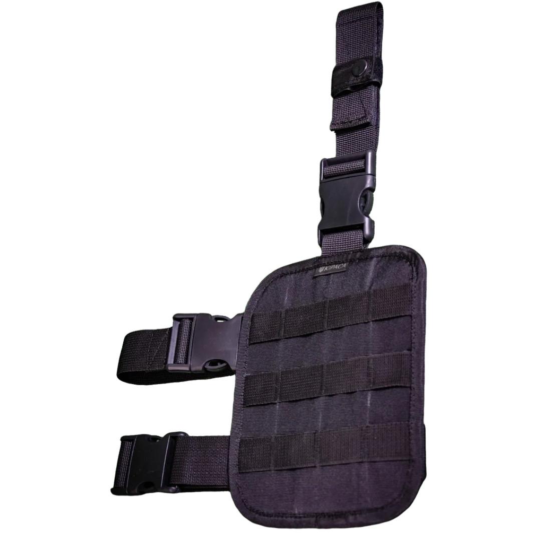 Платформа на стегно для підсумків Kirasa Cordura 1000D Molle 15х20 Black (KI286) - фото 2 Платформа на стегно для підсумків Kirasa Cordura 1000D Molle 15х20 Black (KI286) - фото 2