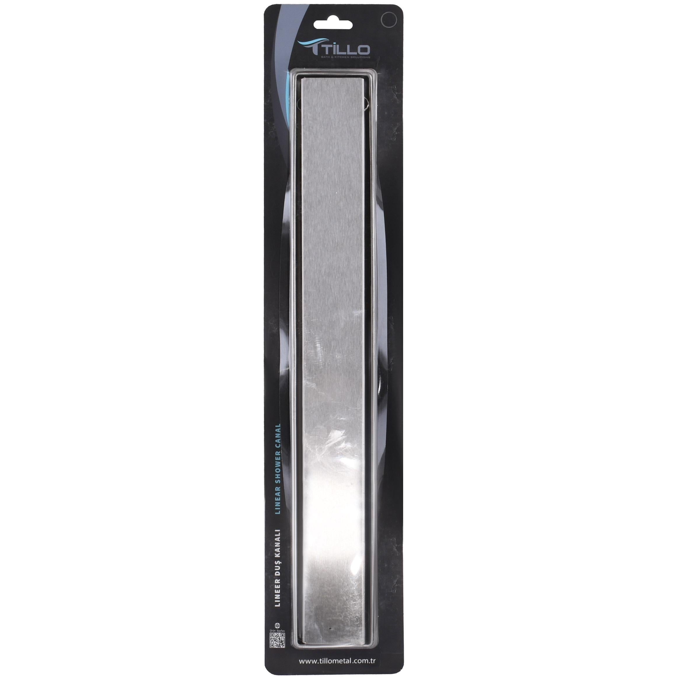 Трап линейный душевой Tillo TM101-60 60 см сухой затвор без сифона (GSR-000027385)