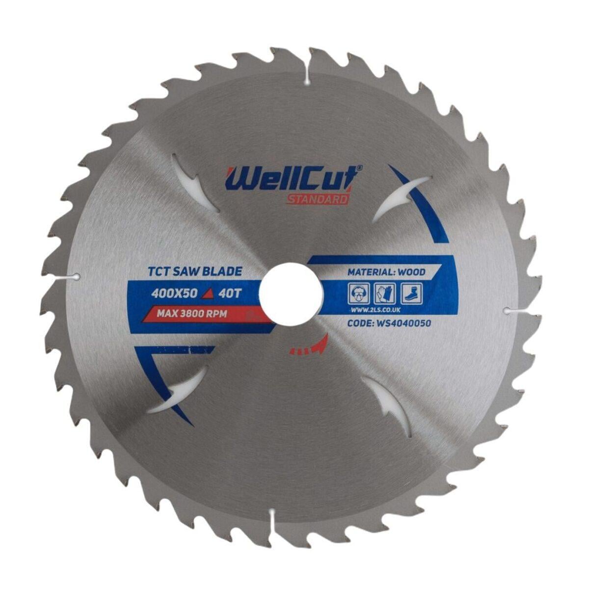 Пильный диск по дереву WellCut Standard 400х50 мм 40T 5 шт. (018088)