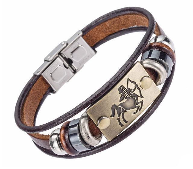 Кожаный браслет Primo Zodiac Sagittarius (806061225)
