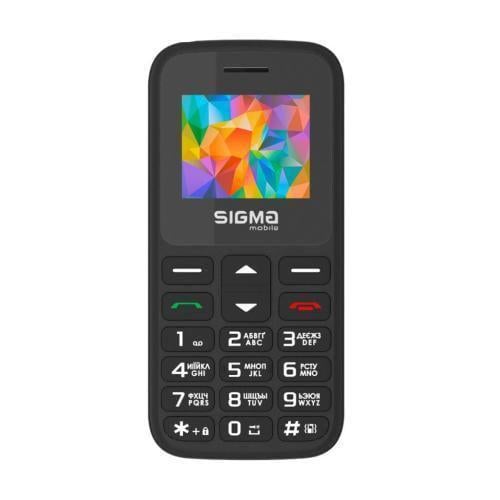 Кнопковий телефон Sigma mobile Comfort 50 HIT2020 Чорний (2881181384)