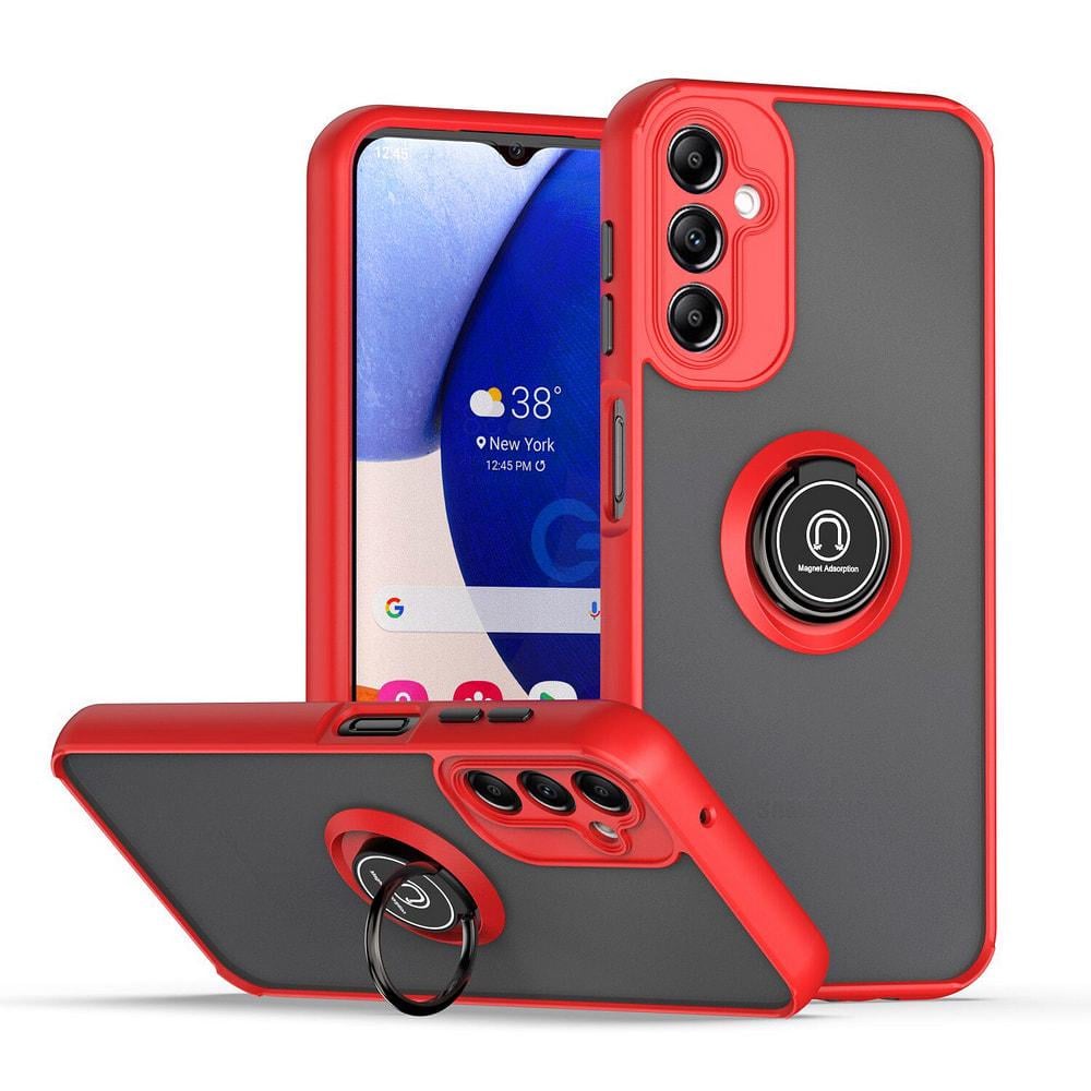 Защитный чехол MatteLuxe Samsung Galaxy A14 A145 (с кольцом) Red (33085-2D)