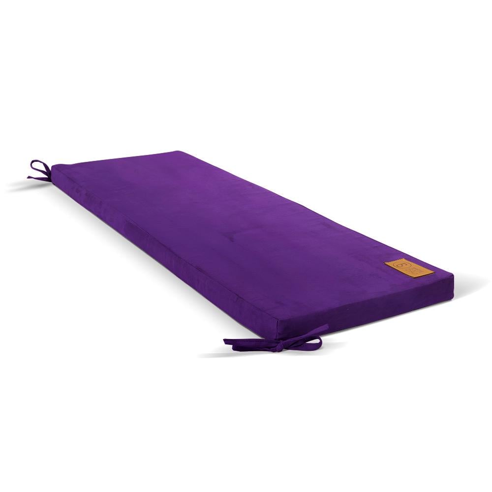 Матрац на підвіконня SanchoBAG Велюр 120x60x5 см Dark Purple (pom-1014-sb205-02)