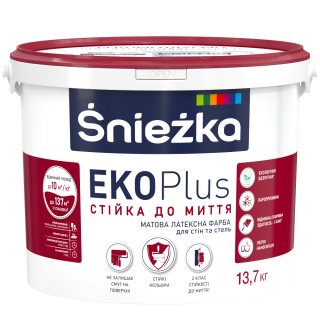 Фарба Sniezka ЕКО ПЛЮС 13,7 кг Фарба Sniezka ЕКО ПЛЮС 13,7 кг