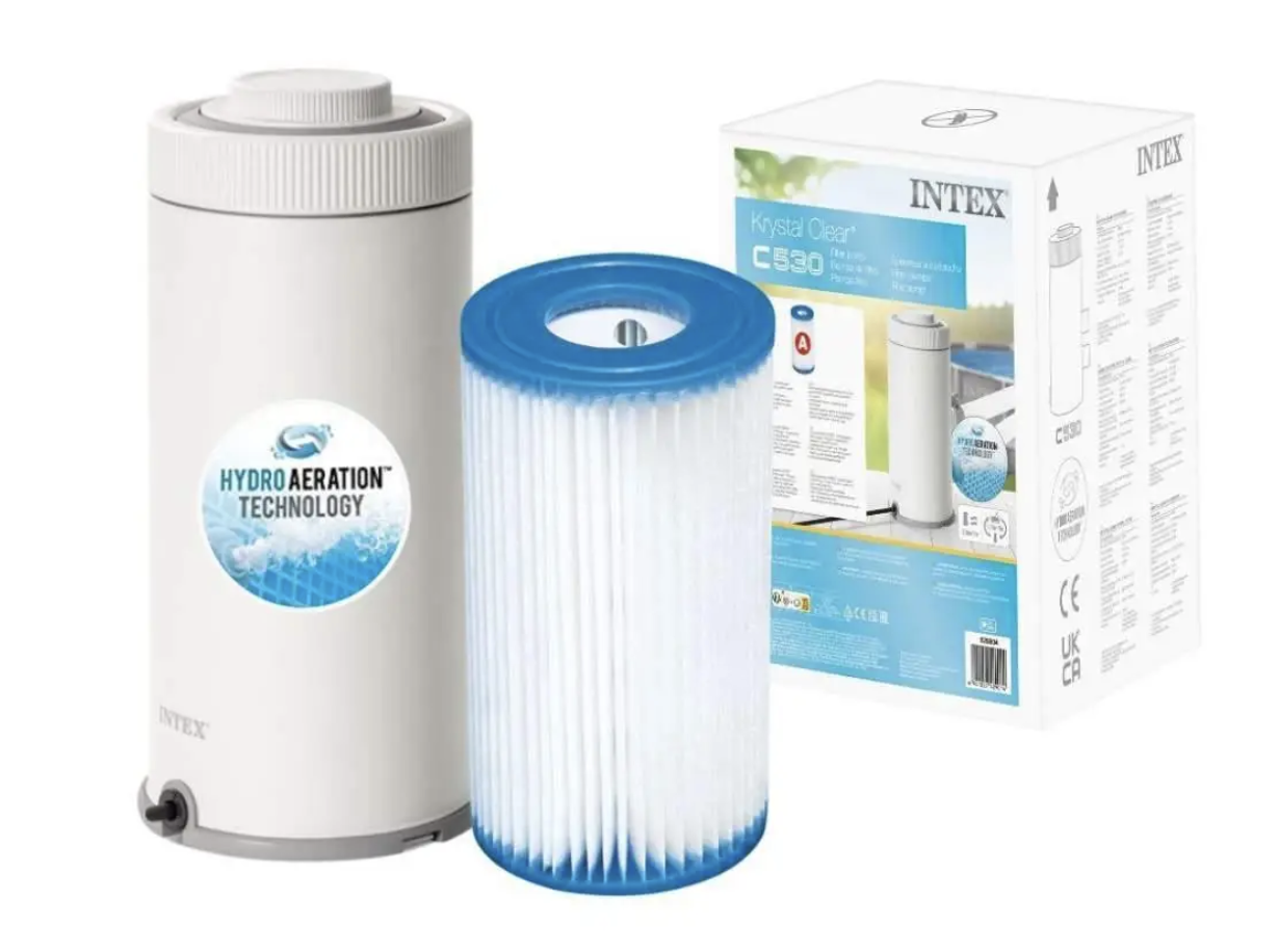Картриджний фільтр-насос Intex 26604 2 006 л/год тип А C530/FP604 - фото 2 Картриджний фільтр-насос Intex 26604 2 006 л/год тип А C530/FP604 - фото 2