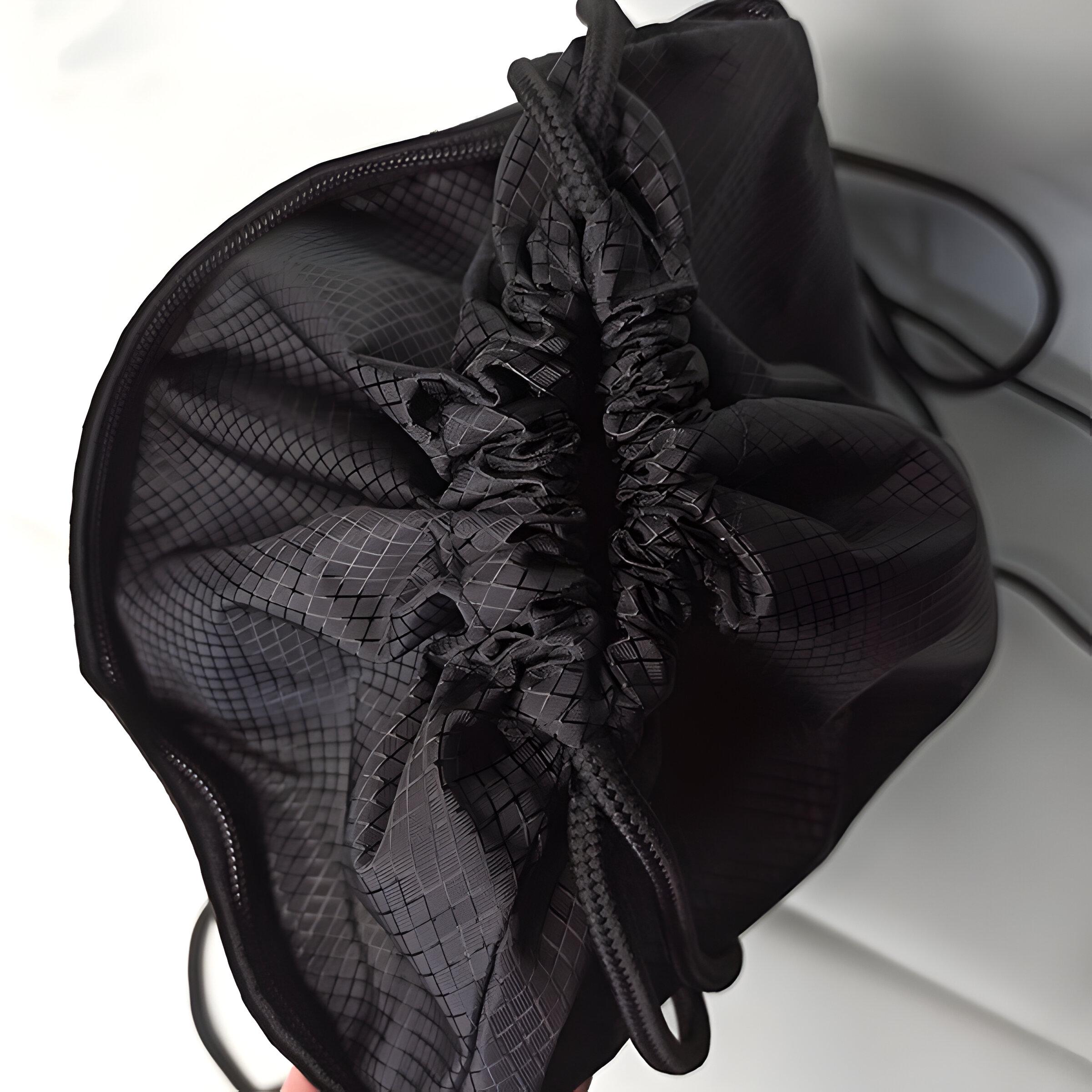 Сумка дитяча Капібара для спортивного одягу та взуття 35х40 см Чорний (25-35) - фото 3 Сумка дитяча Капібара для спортивного одягу та взуття 35х40 см Чорний (25-35) - фото 3