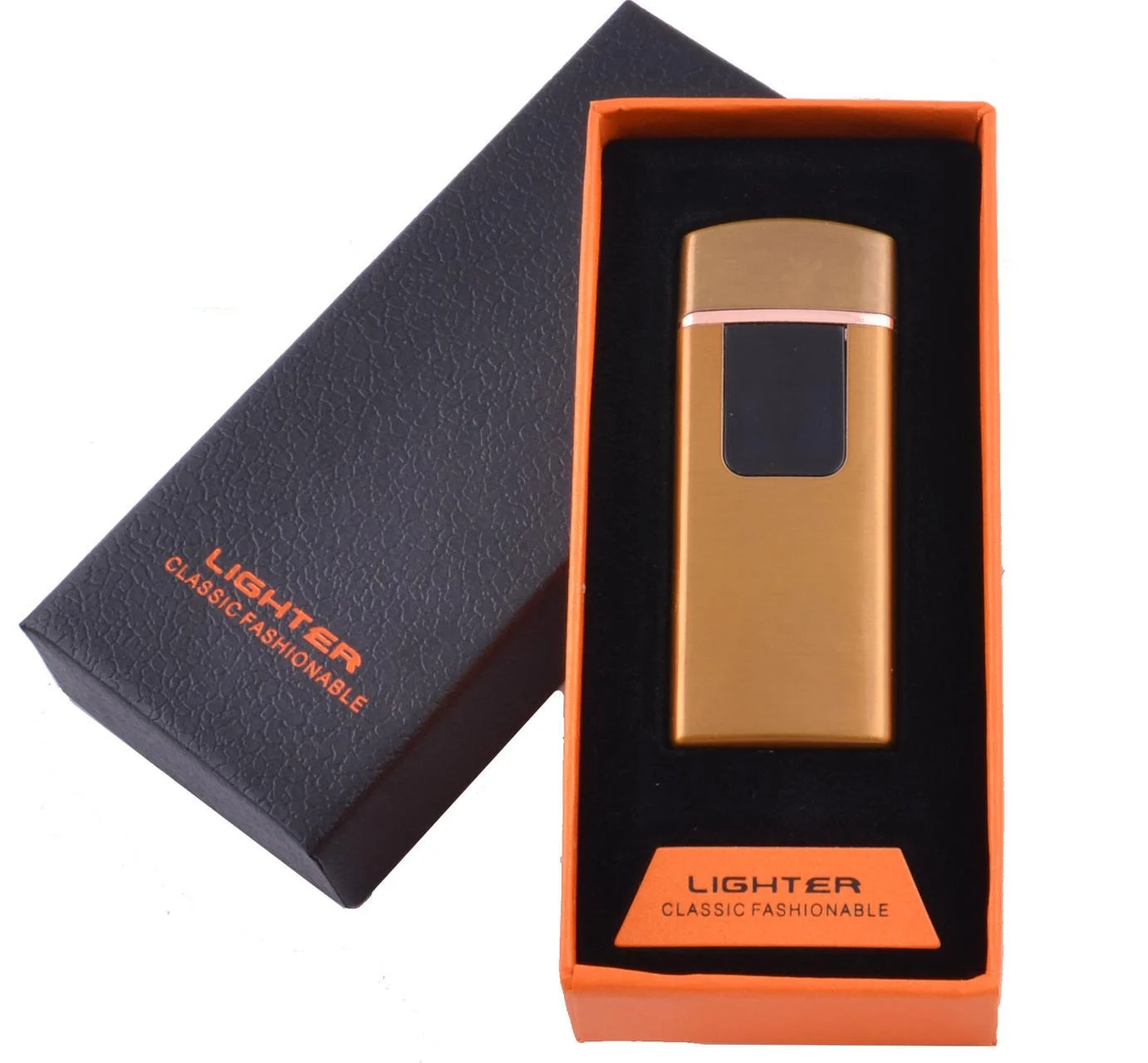 Зажигалка электрическая Tren USB в подарочной упаковке Gold (32161989)