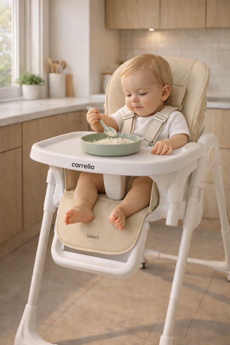 Стул для кормления Carrello Select CRL-16301 Cotton Beige