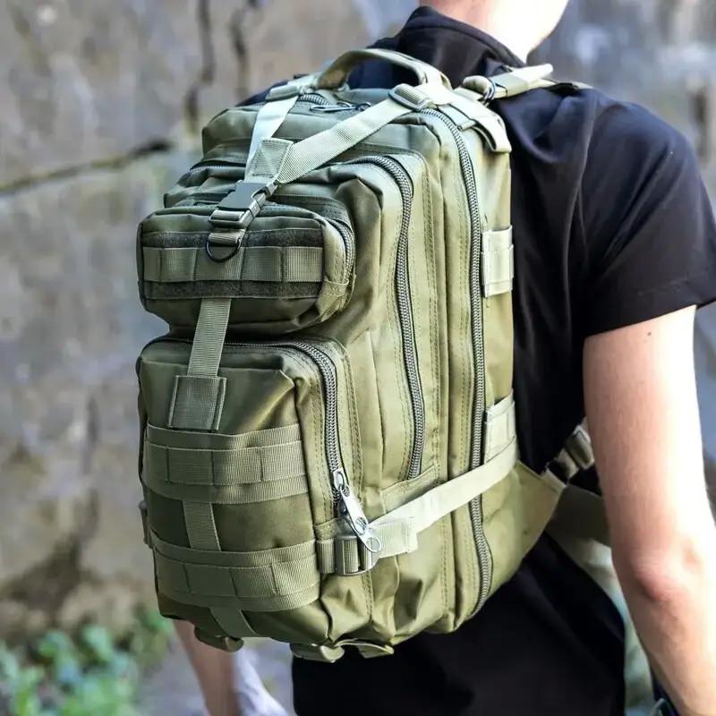 Рюкзак штурмовий ES Assault 40 л 52x29x28 см Оливковий (9001) - фото 7