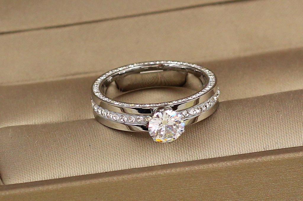 Кольцо Xuping Jewelry Вечный миг р. 20 Серебристый (31116316)