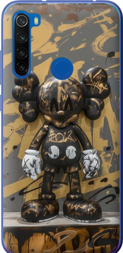 Чехол на Xiaomi Redmi Note 8T Bronze kaws (6097t-1818-42517)