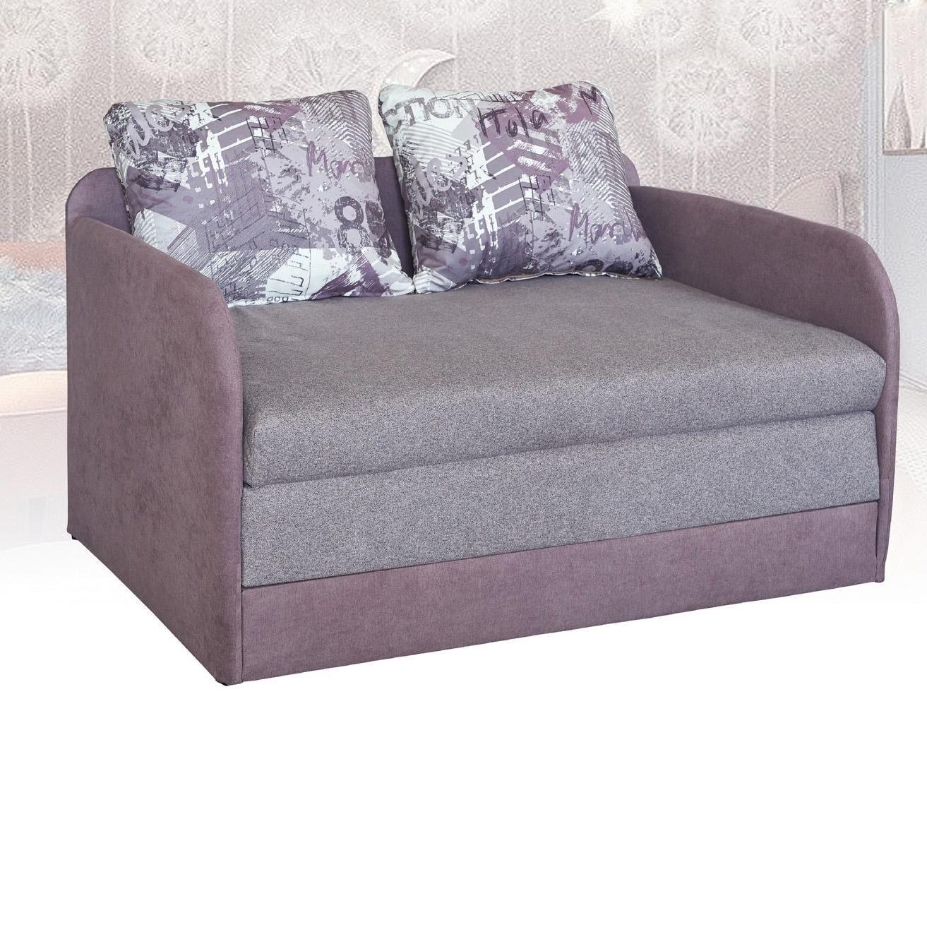 Диван раскладной Мебель-Сервис Монако выкатной ДСП/металл ткань Блис Фиолетовый