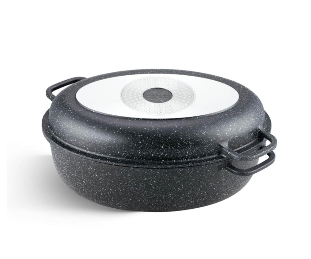 Гусятниця з кришкою-гриль Edenberg EB-9172 8 л з мармуровим покриттям - фото 3 Гусятниця з кришкою-гриль Edenberg EB-9172 8 л з мармуровим покриттям - фото 3