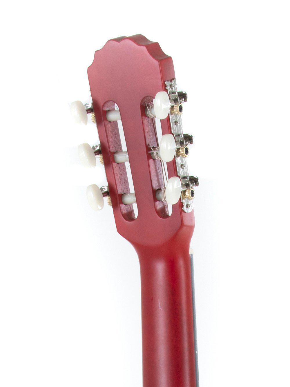 Классическая гитара GEWA Basic 3/4" Transparent Red (G-PS510143) - фото 8