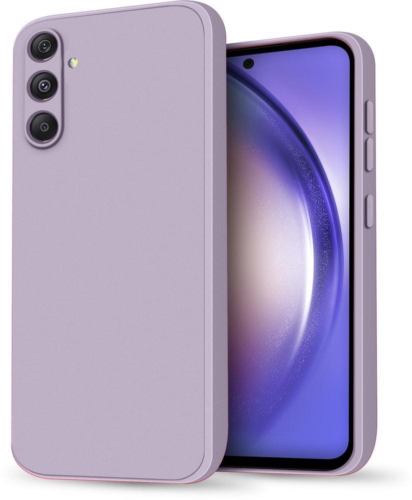 Силиконовый чехол HardCorner Samsung Galaxy A54 A546 (с микрофиброй) Lilac (34818-3B)