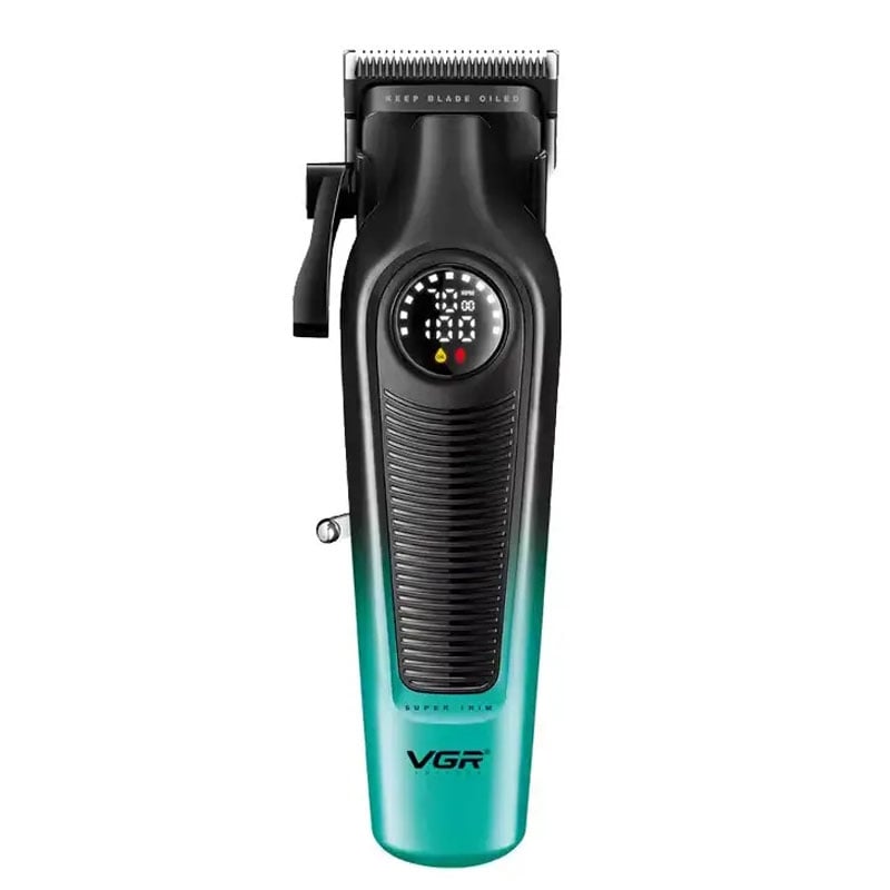 Машинка для стрижки аккумуляторная VGR V-196 Green (tf7540)