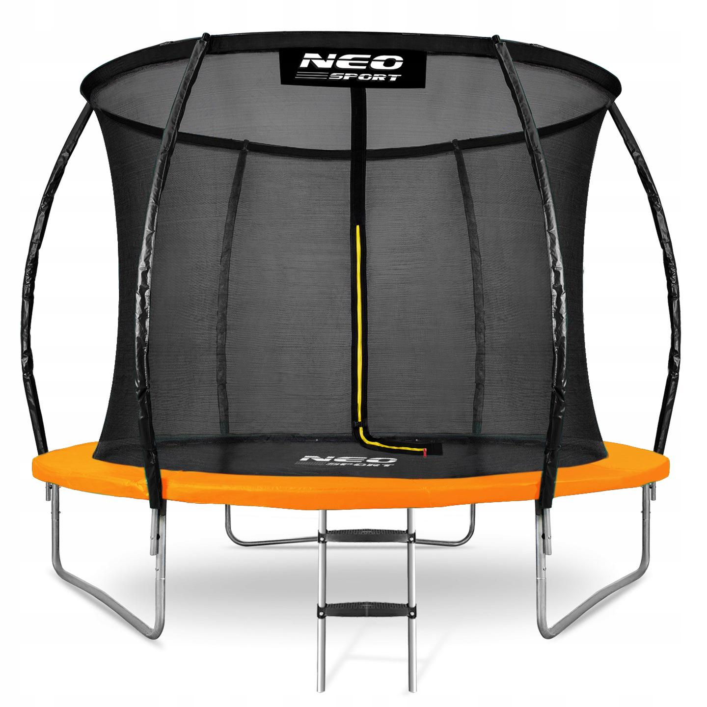 Батут с сеткой Neo-Sport NS-10C201 d 10 304-312 см Черный