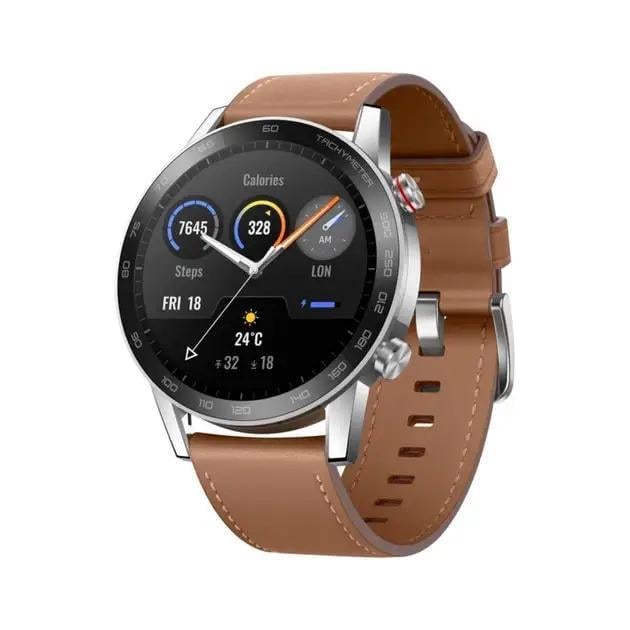 Смарт-часы Honor Magic Watch 2 Flex Brown Leather Strap 46 мм