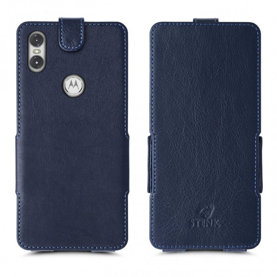 Чохол фліп Stenk Prime для Motorola One (XT1941-4) Синій (63623)