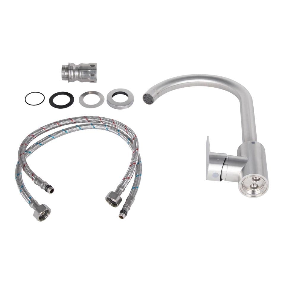 Змішувач для кухні U-подібний Vida 015F k35 Nickel Змішувач для кухні U-подібний Vida 015F k35 Nickel