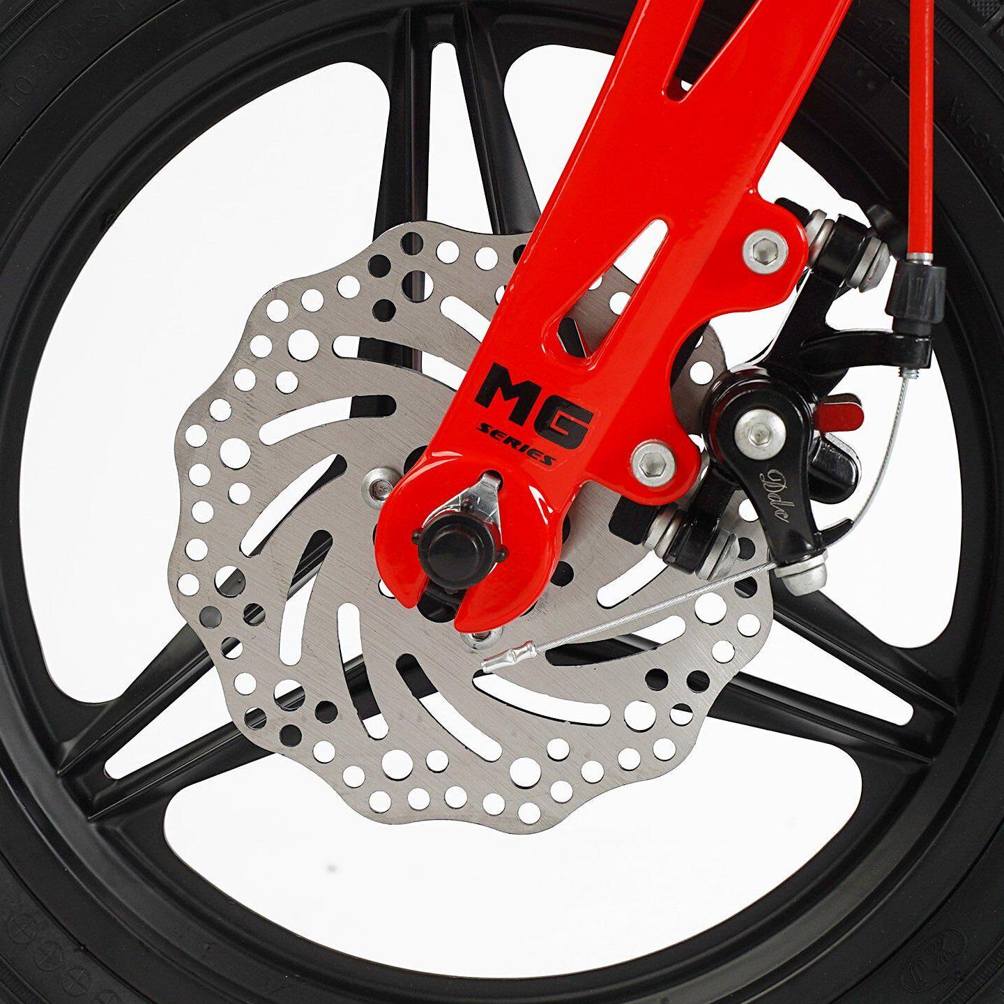 Велосипед двухколесный Corso Revolt 14" детский магниевый Черно-красный - фото 4 Велосипед двухколесный Corso Revolt 14" детский магниевый Черно-красный - фото 4