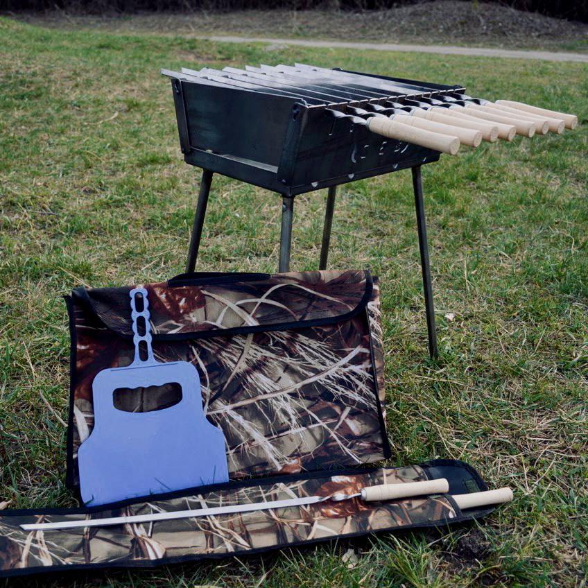 Мангал-валіза на 12 шампурів 3 мм (1132072441) - фото 2 Мангал-валіза на 12 шампурів 3 мм (1132072441) - фото 2