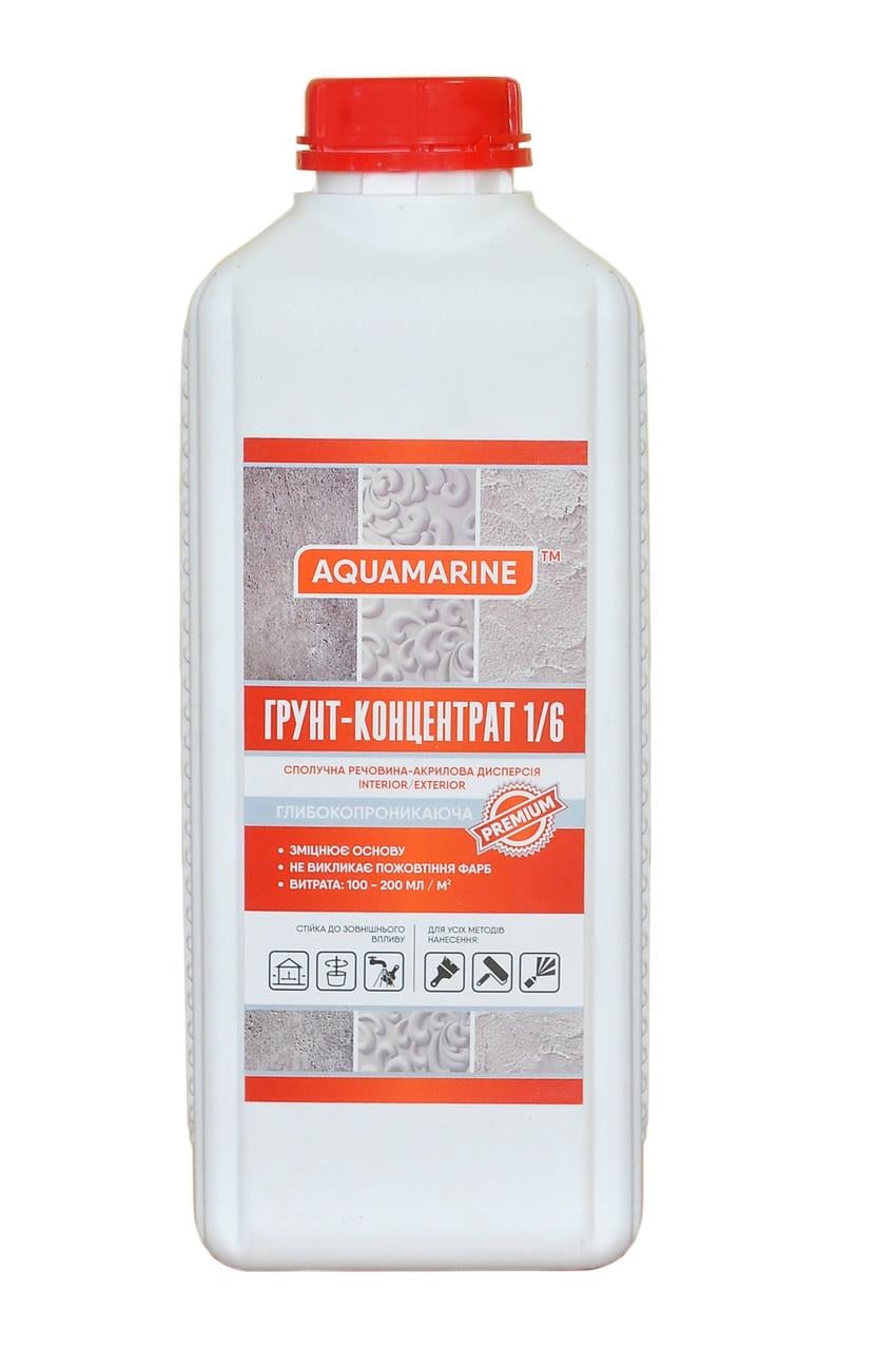 Грунтовка-концентрат Aquamarine Корабельная 1:6 1 л (23814345)
