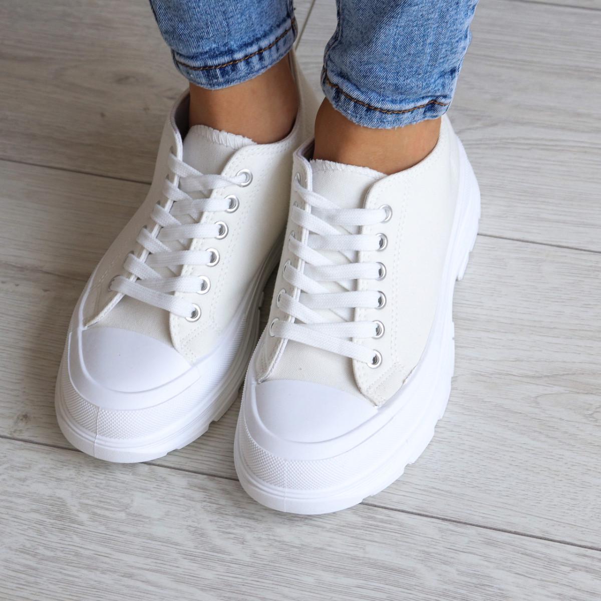 Кеды женские Fashion Zenith 3167 р. 40 25,5 см Белый (10429140)