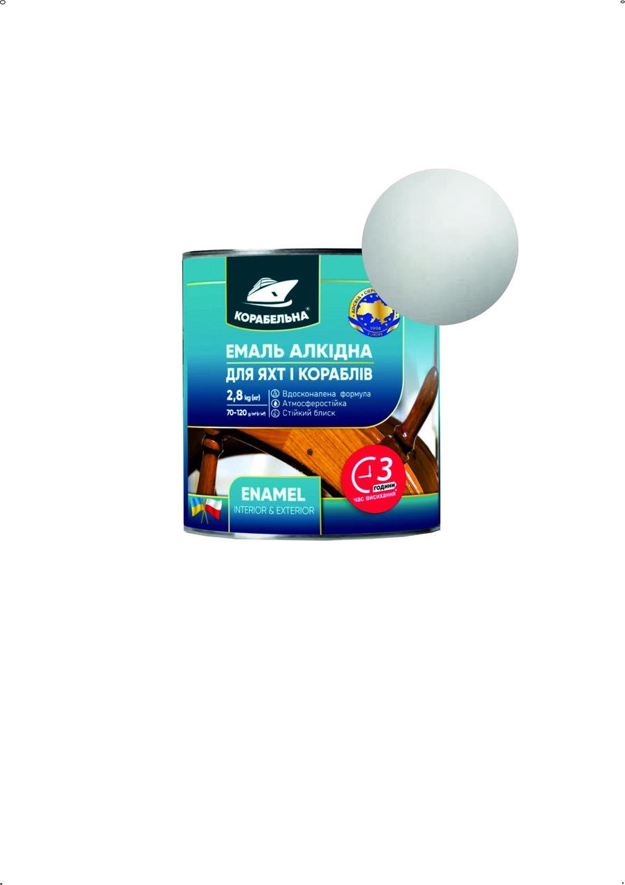 Эмаль алкидная ПФ-115 "Корабельна" 0,25 кг Серебристый (28716338)