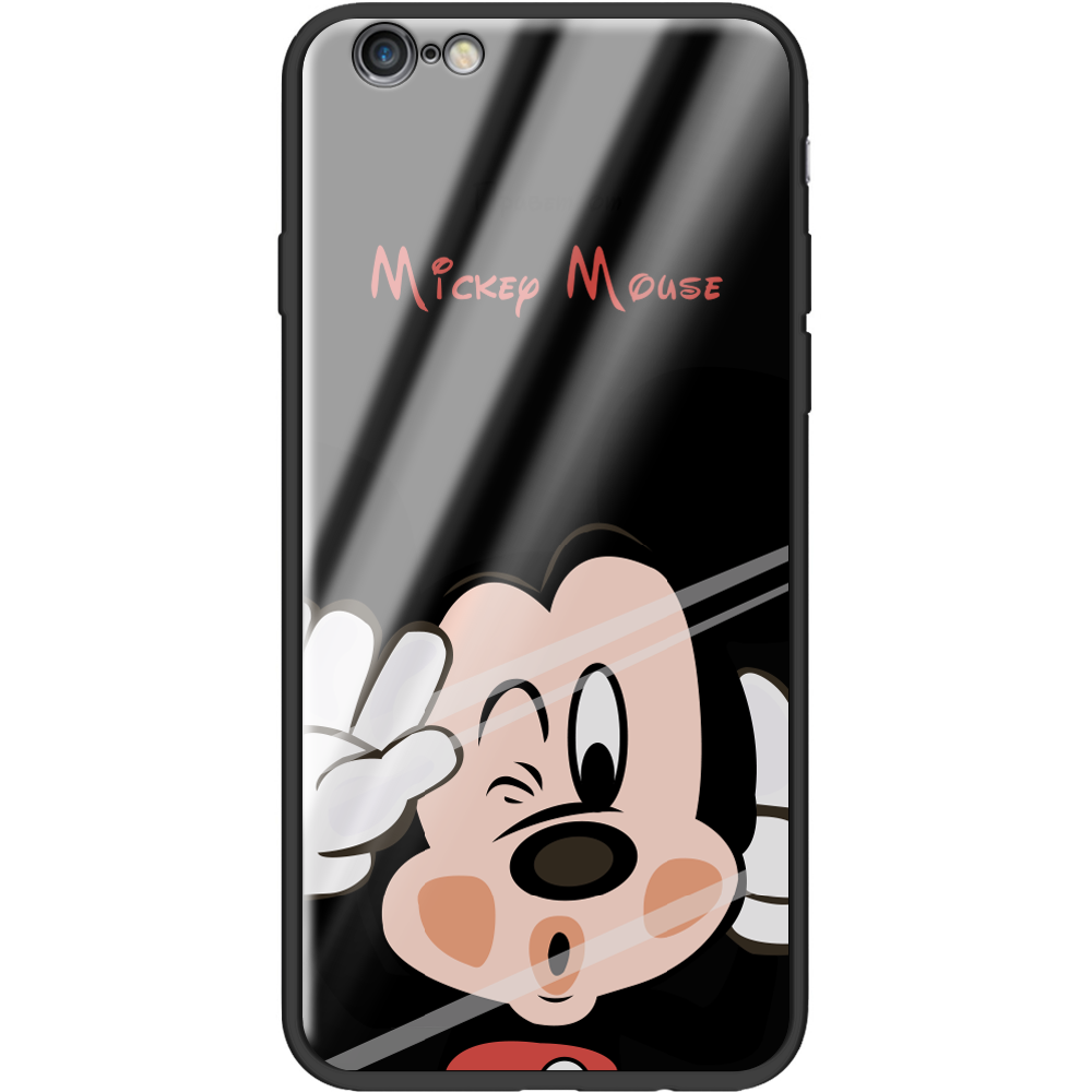 Чехол Boxface iPhone 6 Mister M Чорний силікон зі склом (24523-cc58-37731)