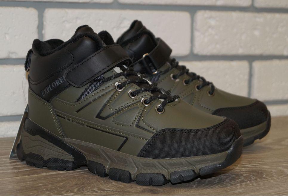 Ботинки зимние детские BBT.KIDS р. 34 21,5 см Зеленый/Черный (31342-34) - фото 2 Ботинки зимние детские BBT.KIDS р. 34 21,5 см Зеленый/Черный (31342-34) - фото 2