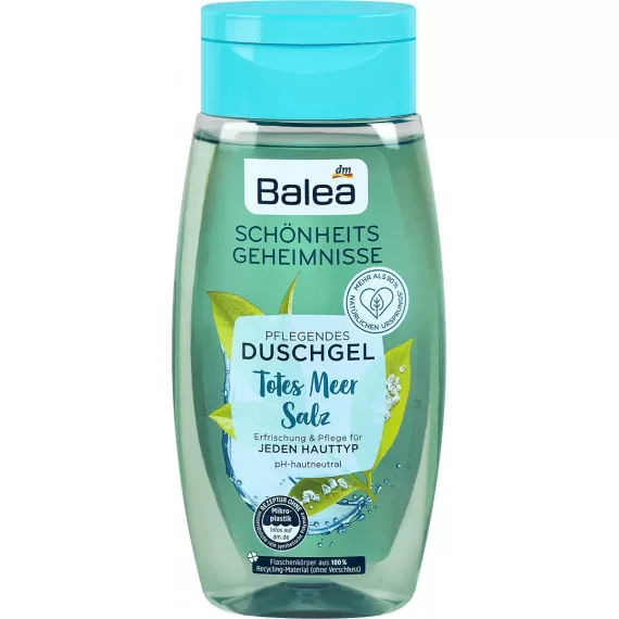 Гель для душу Balea Секрети краси Сіль Мертвого моря і білий чай 250 мл (00-00000254)